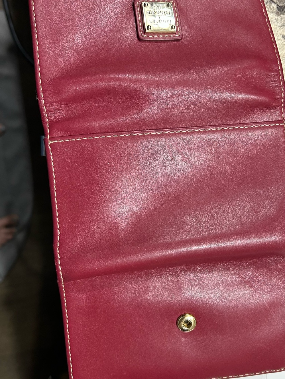 Dooney & Bourke Pink Leather Wallet - Classic Red - Picture 4 of 7